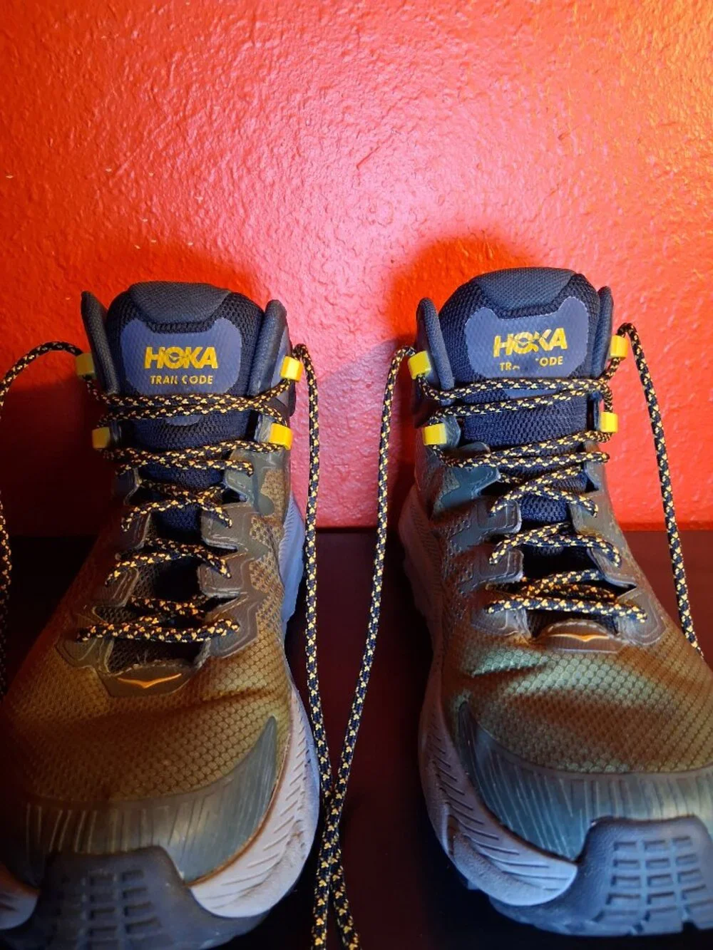 HOKA One One Trail Code Gore-Tex Vibram Hiking Boots Mens Size 9